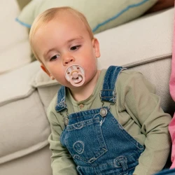 Круглые латексные соски Bibs Block Blush Mix (6-18 мес.), 2 шт. купить в Кишиневе. Фото 4
