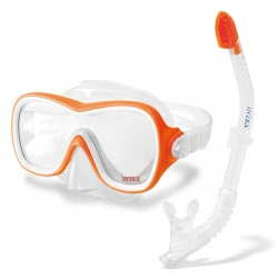 Masca si tub pentru înot Intex Wave Rider Orange cumpăra în Chișinau. Foto 1