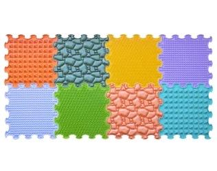 Ортопедический детский коврик Ortoto Puzzle Nature Gifts, 30×30 см, 8 шт. купить в Кишиневе. Фото 1