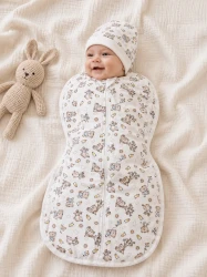 Set cocon + căciulă PernaMea Teddy Ivory (0-3L) cumpăra în Chișinau. Foto 2