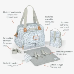 Geanta pentru carucior Beaba Geneva II Cherry Blossom cumpăra în Chișinau. Foto 4