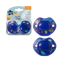 Suzeta ortodontica din silicon Tommee Tippee Moda Blue (6-18 luni), 2 buc. cumpăra în Chișinau. Foto 3