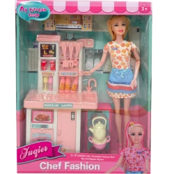 Игровой набор «Готовим с куклой» Essa Toys купить в Кишиневе. Фото 1