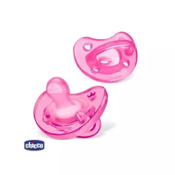 Пустышка ортодонтическая силиконовая Chicco Pink 0-6 мес. купить в Кишиневе. Фото 2