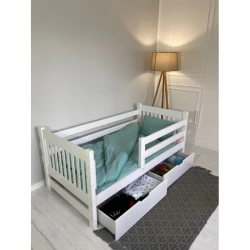 Pat Goydalka Taddy Alb cu sertar, 190x80 cm cumpăra în Chișinau. Foto 2