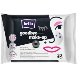 Servetele umede Bella Goodbye Make-Up Betaine & Black pearl, 20 buc. cumpăra în Chișinau. Foto 1