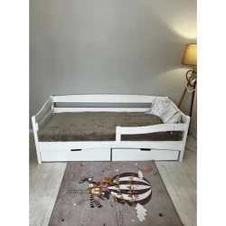 Pat Goydalka Afina Alb cu sertar, 160x80 cm cumpăra în Chișinau. Foto 3