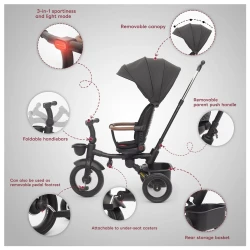 Tricicleta pentru copii Epid Ultra Grey cumpăra în Chișinau. Foto 2