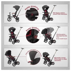Tricicleta pentru copii Epid Ultra Grey cumpăra în Chișinau. Foto 3