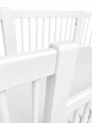 Set Pătuț Kuzea Elza White Nature + Comoda-măsuță de înfășat HappyBaby Pro 800 MDF White cumpăra în Chișinau. Foto 9