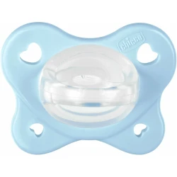 Пустышка анатомическая из силикона Chicco PhysioForma Dual Soft Blue (2-6 мес), 2 шт. купить в Кишиневе. Фото 2