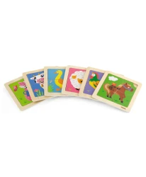 Puzzle din lemn Viga Girafă, 4 elemente cumpăra în Chișinau. Foto 4