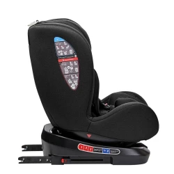 Scaun auto 40-150 cm (i-Size) Isofix Kikkaboo i-Trip Black, rotativ 360 cumpăra în Chișinau. Foto 7