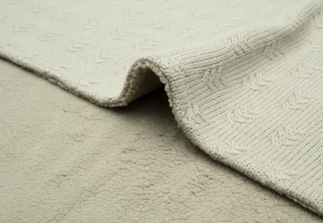 Păturică Jollein Grain Knit Olive Green/Velvet, 75x100 cm cumpăra în Chișinau. Foto 4