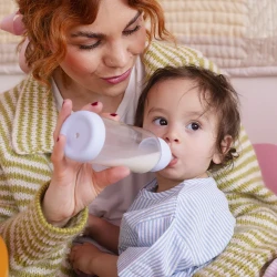 Biberon pentru bebelusi din sticla Bibs Silicone Baby Blue, 240 ml cumpăra în Chișinau. Foto 3