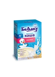 Каша Беллакт рисовая на молоке (4 месяца+), 200 г купить в Кишиневе. Фото 1