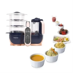 Aparat de gatit robot de bucătărie multifuncțional 5 in 1 Babymoov Nutribaby (+) XL Blue cumpăra în Chișinau. Foto 4