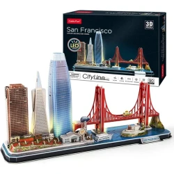 Пазл 3D Cubic Fun San Francisco, 90 элементов купить в Кишиневе. Фото 2
