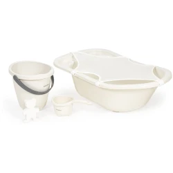 Набор ванночки с подставкой BabyJem Sand Beige, 5 предмета купить в Кишиневе