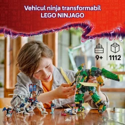 Конструкторы Lego Ninjago Lloyd’s Jet Mech, 1112 элементов купить в Кишиневе. Фото 4