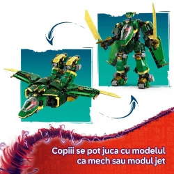 Конструкторы Lego Ninjago Lloyd’s Jet Mech, 1112 элементов купить в Кишиневе. Фото 5