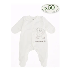 Salopetă pentru bebeluși Minikin, lăptos, futer flaușat, m.50 cumpăra în Chișinau. Foto 1