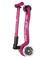 Самокат Micro Maxi Deluxe Foldable LED Berry Red купить в Кишиневе. Фото 3