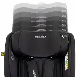 Scaun auto 40-150 cm (i-Size) Coletto Ivo Dark Grey, rotativ 360° cumpăra în Chișinau. Foto 6