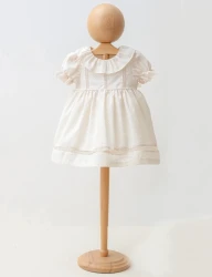 Rochiță cu mânecă scurtă Mymio Flower Beige & Ivory (12-18L) cumpăra în Chișinau. Foto 1