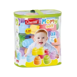 Кубики Quercetti Momy Soft Bag, 32 шт. купить в Кишиневе. Фото 1