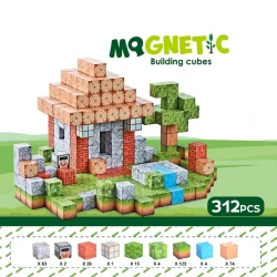 Set construcție magnetic Essa Toys House, 312 elemente cumpăra în Chișinau. Foto 2