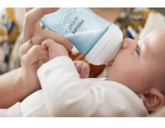 Пластиковая бутылка Philips Avent Natural Response голубая (1+ мес.), 260 мл купить в Кишиневе. Фото 4