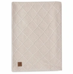 Păturică Jollein Check Knit Oatmeal/Teddy Fleece, 75x100 cm cumpăra în Chișinau