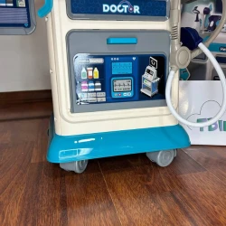 Игровой набор доктора Essa Toys Hello Doctor, медицинский столик на колёсах с аксессуарами купить в Кишиневе. Фото 6