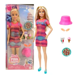 Păpușă Barbie Pink Passport „Călătorie în Italia”, cu haine și accesorii cumpăra în Chișinau. Foto 1