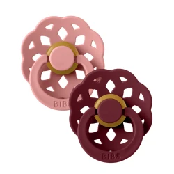 Suzetă rotundă din latex Bibs Boheme Dusty Pink & Elderberry (0-6 luni), 2 buc. cumpăra în Chișinau. Foto 1