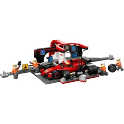 Конструкторы Lego City F1 Pit Stop & Pit Crew With Ferrari, 322 элементов купить в Кишиневе. Фото 2
