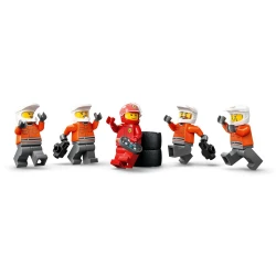 Конструкторы Lego City F1 Pit Stop & Pit Crew With Ferrari, 322 элементов купить в Кишиневе. Фото 5