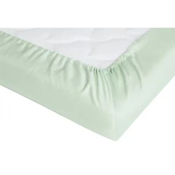 Cearsaf de pat pe elastic Perina Sateen Premium Verde, 160x80 cm cumpăra în Chișinau. Foto 3