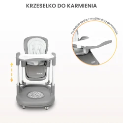 Стульчик для кормления 3 в 1 Caretero Sitron Beige купить в Кишиневе. Фото 5