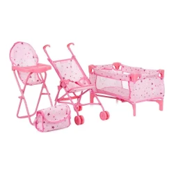 Set de joacă pentru păpuși 3 în 1 Chipolino Trixy, Stars cumpăra în Chișinau. Foto 1