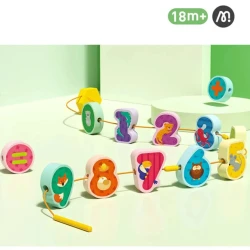Развивающая игрушка Mideer Lacing Beads Math купить в Кишиневе. Фото 3