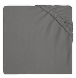 Простыня на резинке Jollein Jersey Storm Grey, 120x60 см купить в Кишиневе. Фото 1