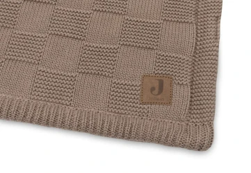 Păturică Jollein Box Knit GOTS Milky Coffee/Velvet, 100x150 cm cumpăra în Chișinau. Foto 4