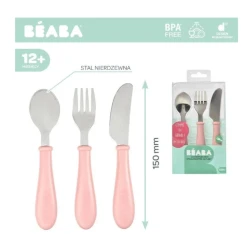 Набор столовых приборов Beaba Розовый 3 шт купить в Кишиневе. Фото 6