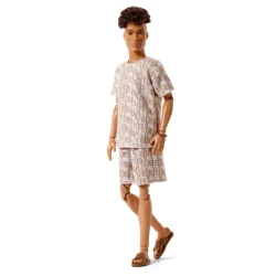 Коллекционная кукла Barbie Ken Barbie Basics Нейтральные цвета 10, 32 см купить в Кишиневе. Фото 4