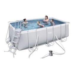 Каркасный бассейн Bestway Power Steel 412x201x122 см, 8124 л, с фильтрующим насосом купить в Кишиневе. Фото 2