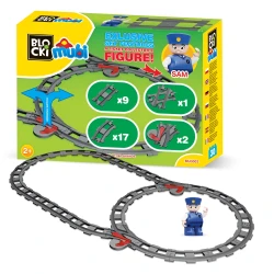 Set construcție Blocki Mubi Cale Ferată, 30 elemente cumpăra în Chișinau. Foto 2