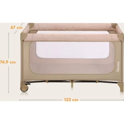 Patut pliabil Lionelo Jasmin Easy Fold Beige Sand cumpăra în Chișinau. Foto 14