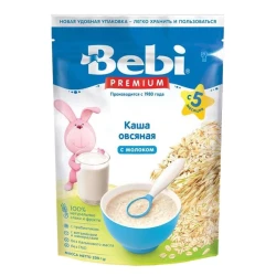 Каша Bebi овсяная на молоке (5 мес+), 200 гр купить в Кишиневе. Фото 1